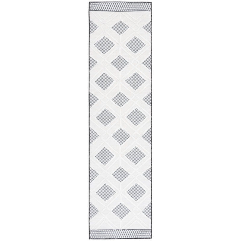 Kenenth Performance Geometric Indoor/Outdoor Area Rug, Runner 2' x 8'
