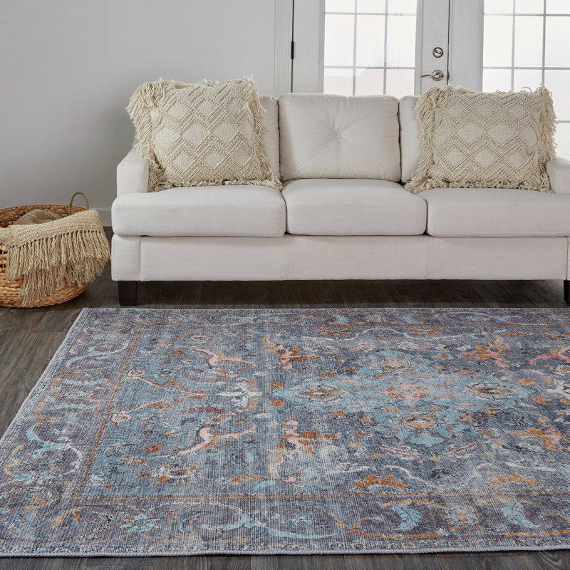 Landwehr Washable Indoor Rug, Rectangle 7'10" x 9'10"