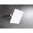 High Showerhead 304 Stainless Steel - Rainfall Waterfall Self Cleaning, Bathroom, White, 8"x8", 2.4lb Rain Waterfall, 8x8,-117092701