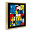 Cadre flottant abstrait Color Block Dogs, design par Tobe Fonseca-479257861-479257866