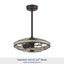 Ventilateur de plafond à 3 pales de 22 po avec télécommande et ensemble d'éclairage inclus Eliana-Lucia-66915828