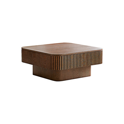 Table basse en bois avec rangement
