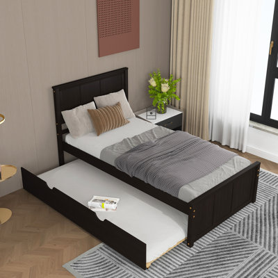 Ilka Twin Platform Bed with Trundle