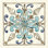 «Coastal Breeze Tile IV» par Anne Tavoletti, impression sur toile tendue