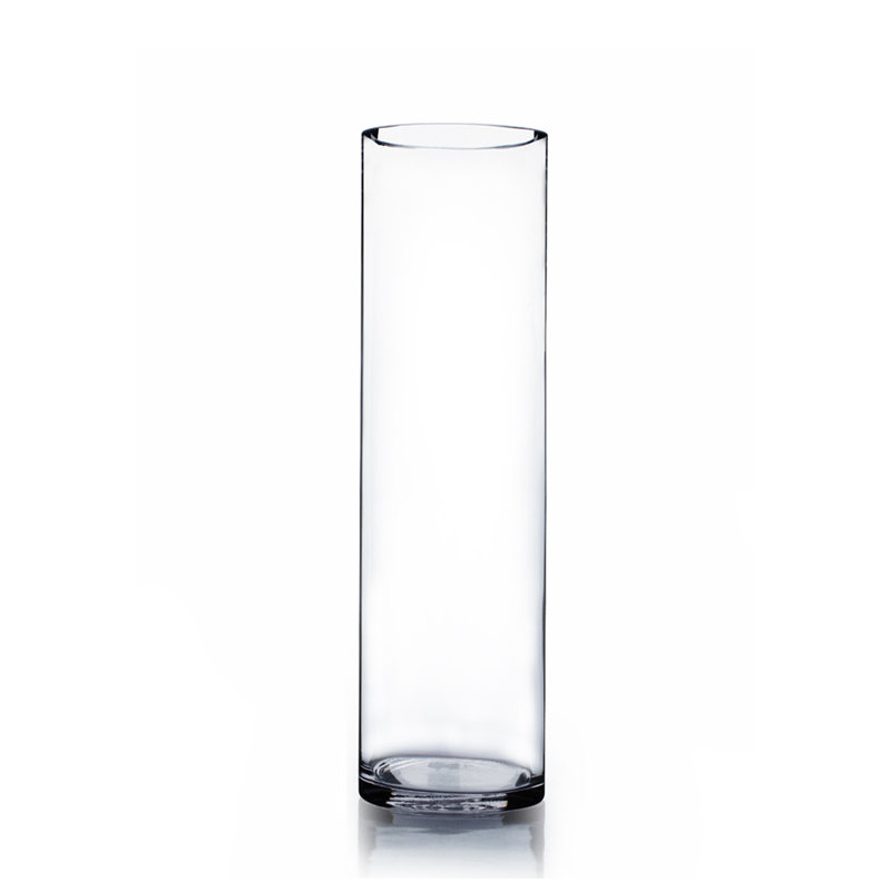 Madelynn Handmade Glass Table Vase, 18" H x 5" W x 5" D