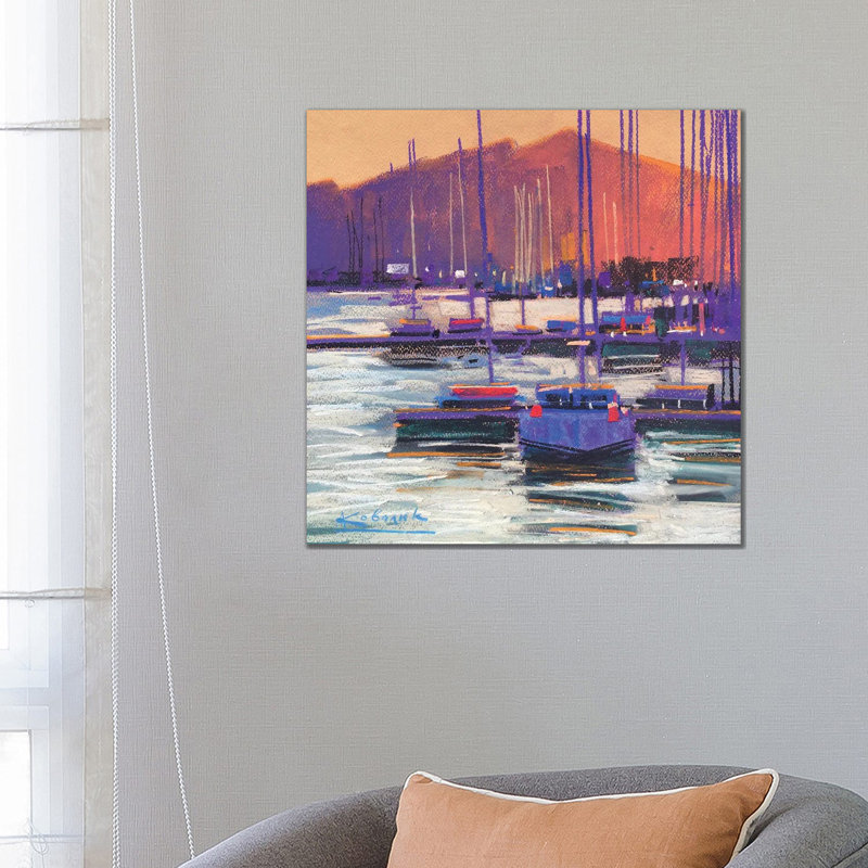 Impression In Chalkida Greece by Andrii Kovalyk - Gallery-Wrapped Canvas Giclée on Canvas, Wrapped Canvas