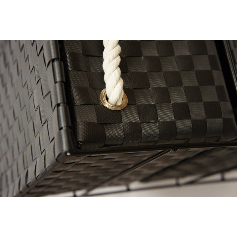 65cm H x 18cm W Utility Cart, Black