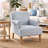 Upholstered Wooden Armchair-942644186