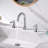 Widespread Bathroom Faucet with Drain Assembly-61067199