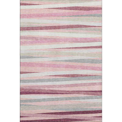Premium Machine Washable Naglee AMF997 Stripes Rug