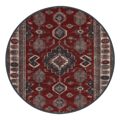 Machine Washable Persian Black Area Rug