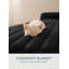 Canapé inclinable de 73,4 po en velours côtelé 2 places, canapé-lit rembourré avec coussin de siège et repose-pieds-129489864-129489867-129489869