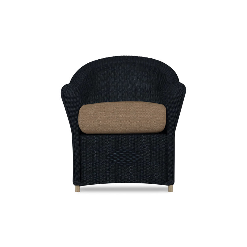 Reflections Outdoor Dining Armchair, Ebony, Remy Pebble