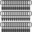 Kbndieu 40 Pack Metal Curtain Rings with Clips, Hat Clothes Clips, Drapery Clips with Rings, Drapes Rings 1.26 In Interior Diameter-1669970401