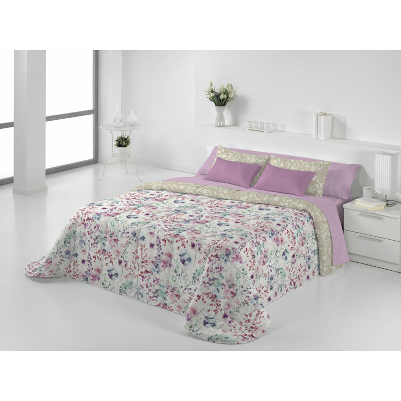 Gottlieb Bedding, Mauve, 205cm W x 270cm L