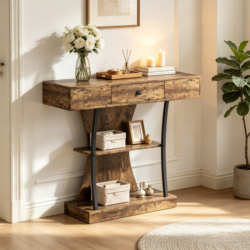 91.01 cm W Console Table