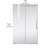 47" - 48" W x 76" H Single Sliding Frameless Shower Door-85752670