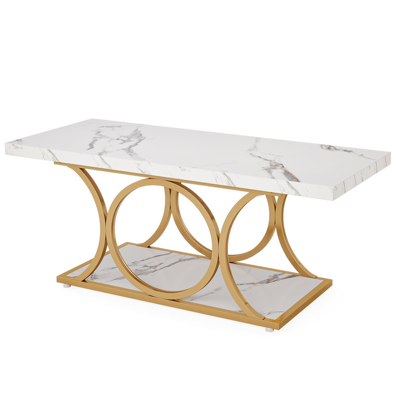 Dorier Sled Coffee Table with Storage