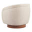 Chaise pivotante beige