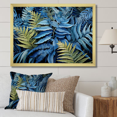 " Blue Ferns Cobalt Serenade II "