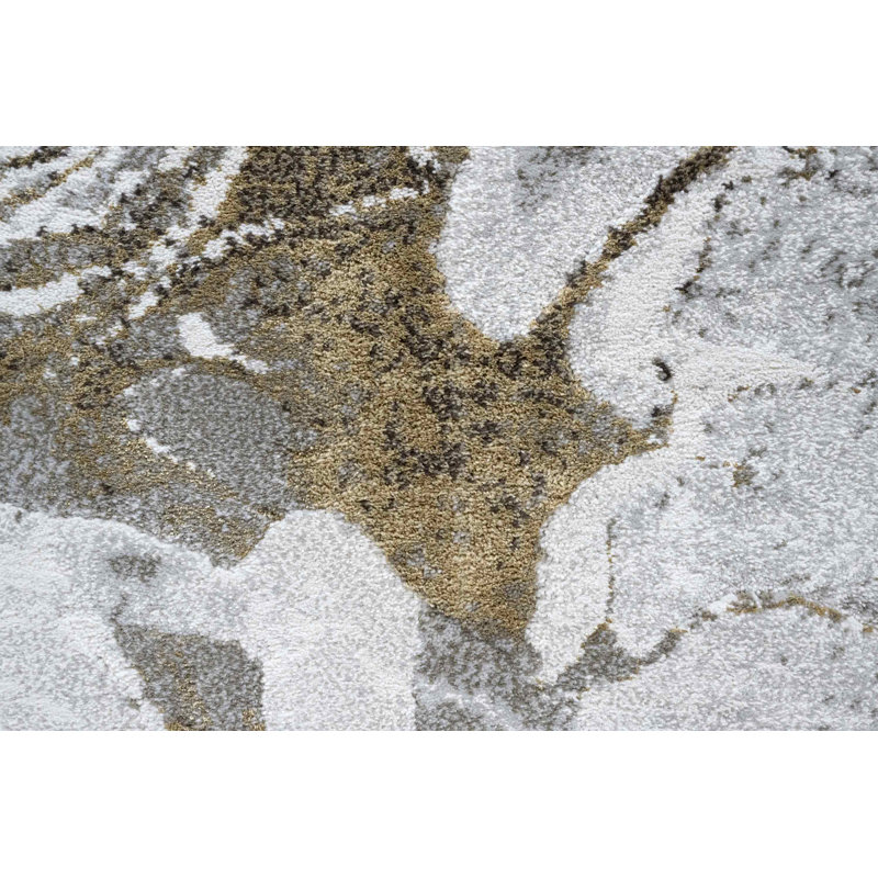 Padillo Power Loom Grey/Cream/Gold Indoor/Outdoor Rug, Rectangle 200cm x 290cm