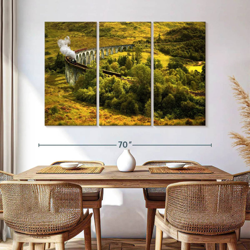 Mehar Jacobite Steam Train, 32" H x 50" W