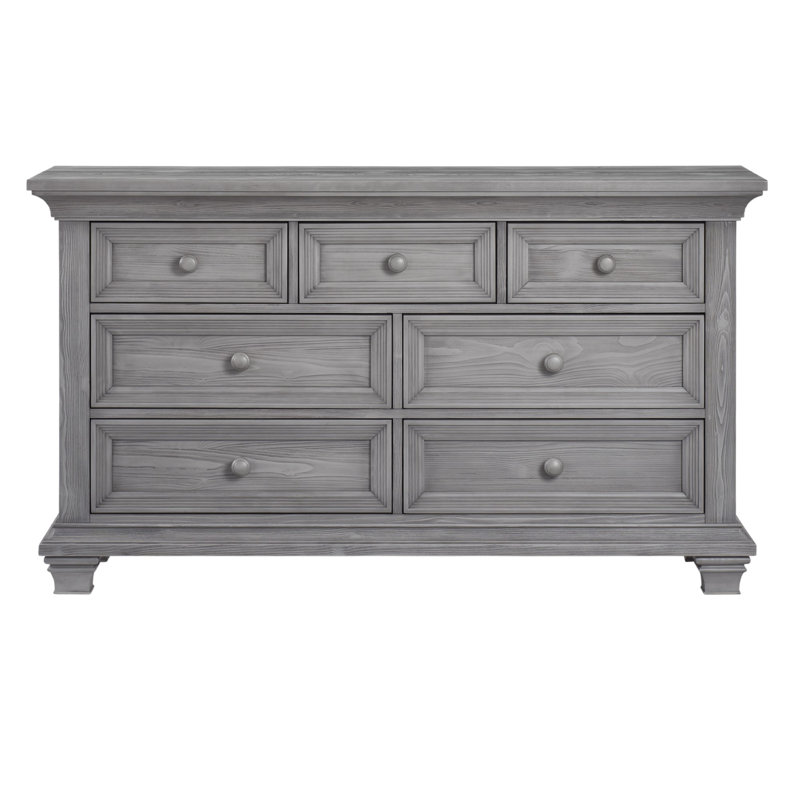 Commode 7 tiroirs Westport, Gris crépuscule