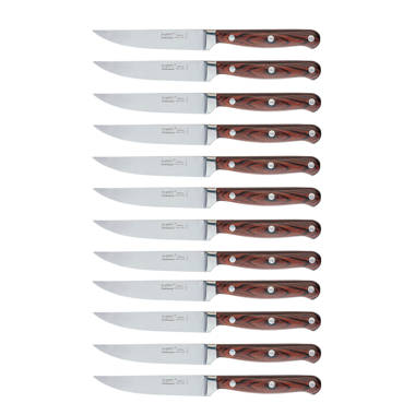 Berghoff Pakka Stainless Steel 12pc Steak Knife Set 4.75, Pakka