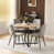 Argyle Grid Grey Velvet Chairs#4 is out of stock