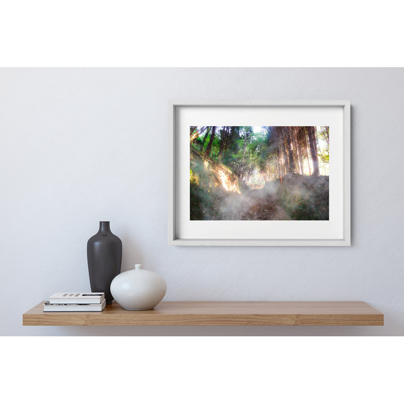 Into The Mystic Print by Joseph Regan, 14" H x 16" W x 0.75" D, White