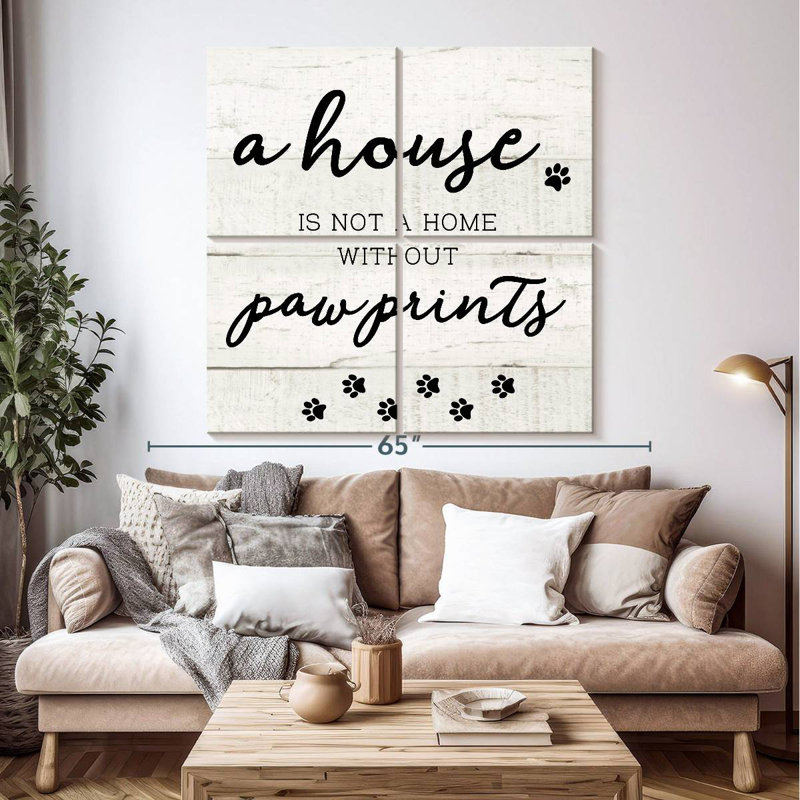 Tergel Home Pawprints, 50" H x 50" W