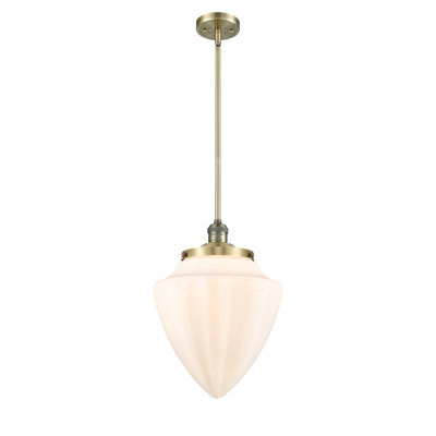Luminaire suspendu géométrique unique 1 lumière