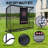 OXYGIE 10 x 7.5 ft Golf Practise Net with Target Cloth Heavy Duty Driving Golf Hitting Net