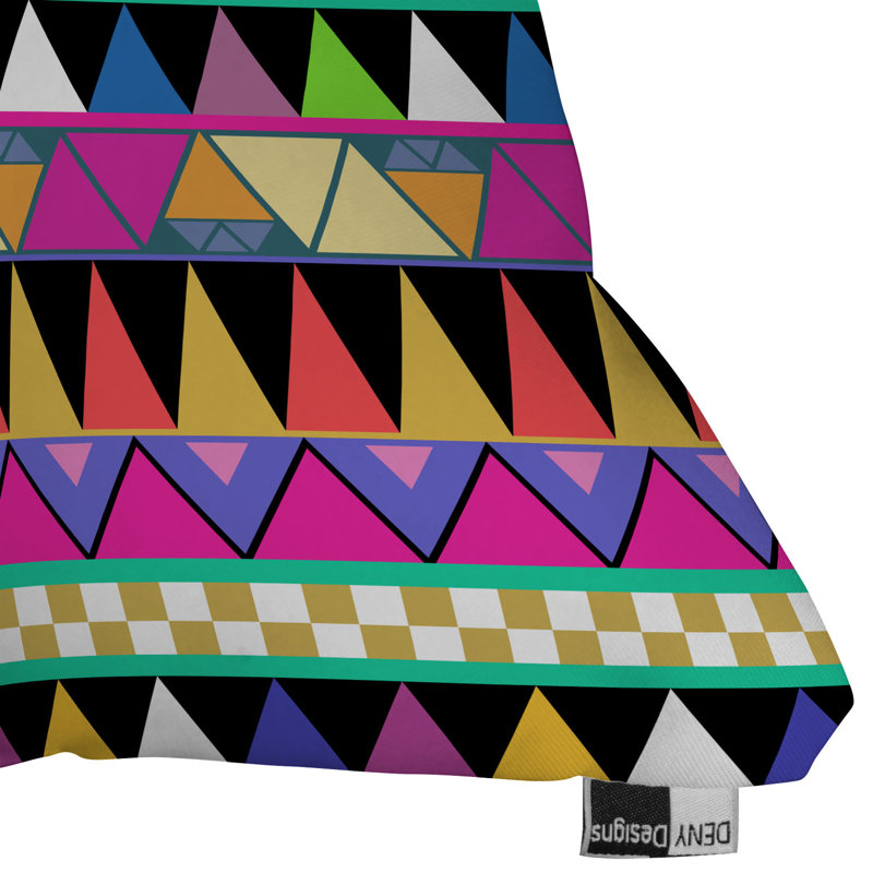 Coussin en zigzag, 16 po x 16 po