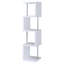 Bibliothèque compacte à 4 niveaux Clean White