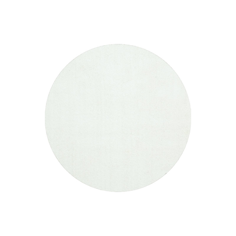Luxueux tapis en micro polyester blanc de 51,2 po x 51,2 po | 100% tissé à la machine, hauteur des poils: 1,2 po, poids: 1,7 lb / pied carré | Facile à nettoyer avec l'aspirateur et le nettoyeur de taches, parfait pour les espaces de vie modernes
