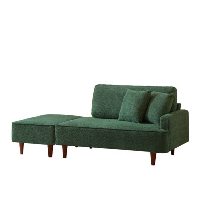 Indoor Chaise Lounge Chair (Green)
