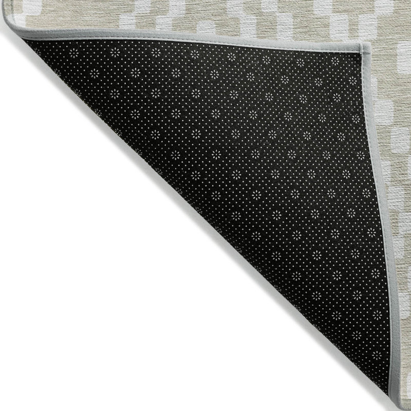Malek Indoor/Outdoor Area Rug with Non-Slip Backing, Rectangle 9' x 12'