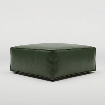 Repose-pieds minimaliste pour canapé électrique (spécialement dimensionné pour la version électrique), tissu pour animaux de compagnie, résistant aux rayures et à l'eau, vert foncé
