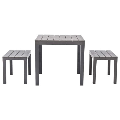 Landaff 4 - Person Patio Dining Set with Rectangular Table