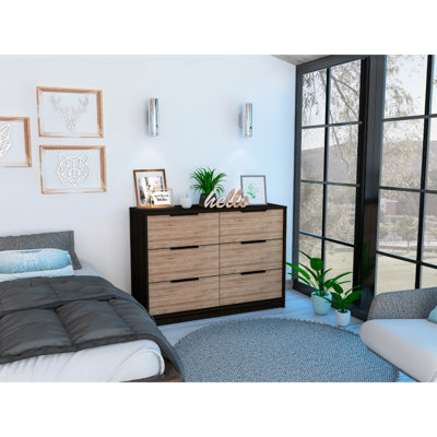 Commode 4 tiroirs Kaia, plateau supérieur