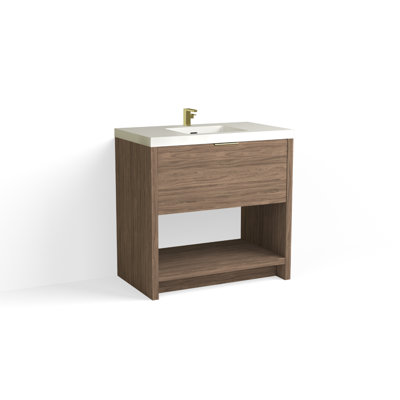 Vista 36" W Freestanding Single Bathroom Vanity