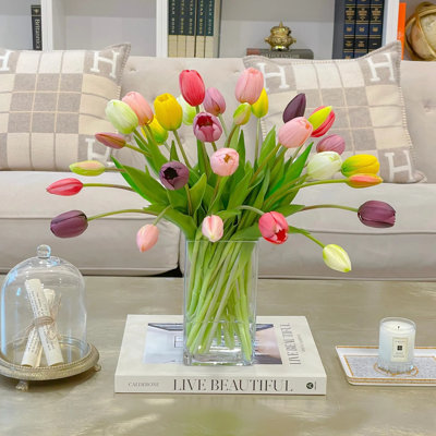 Tulips Arrangement in Vase