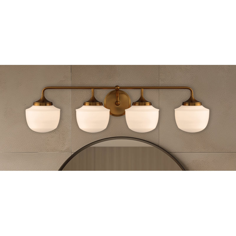 Cornwell 4 - Light Vanity Light, Antique Brass