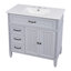 Meuble-lavabo simple 36 po avec plateau en céramique-153222377-153222388