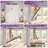66" W Farmhouse Full Size Murphy Bed With Led Lights & Charging Station, Hidden Foldable Wall Cabinet Bed, White-199835563-199835561