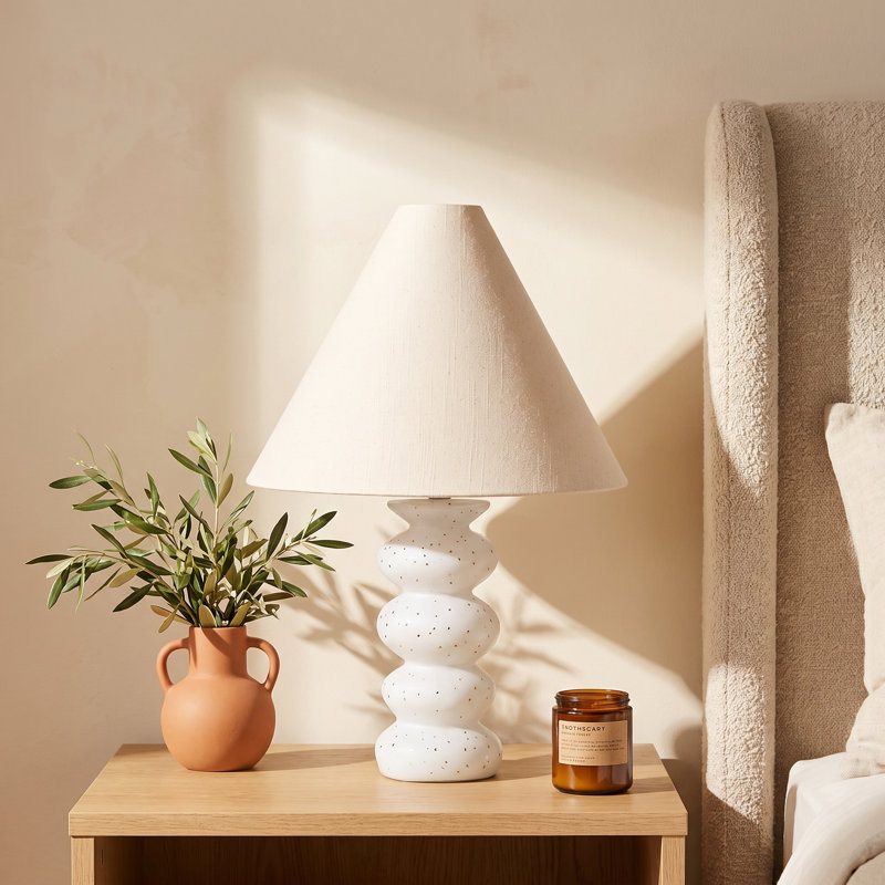 Lampkin 24" H White Resin Table Lamp
