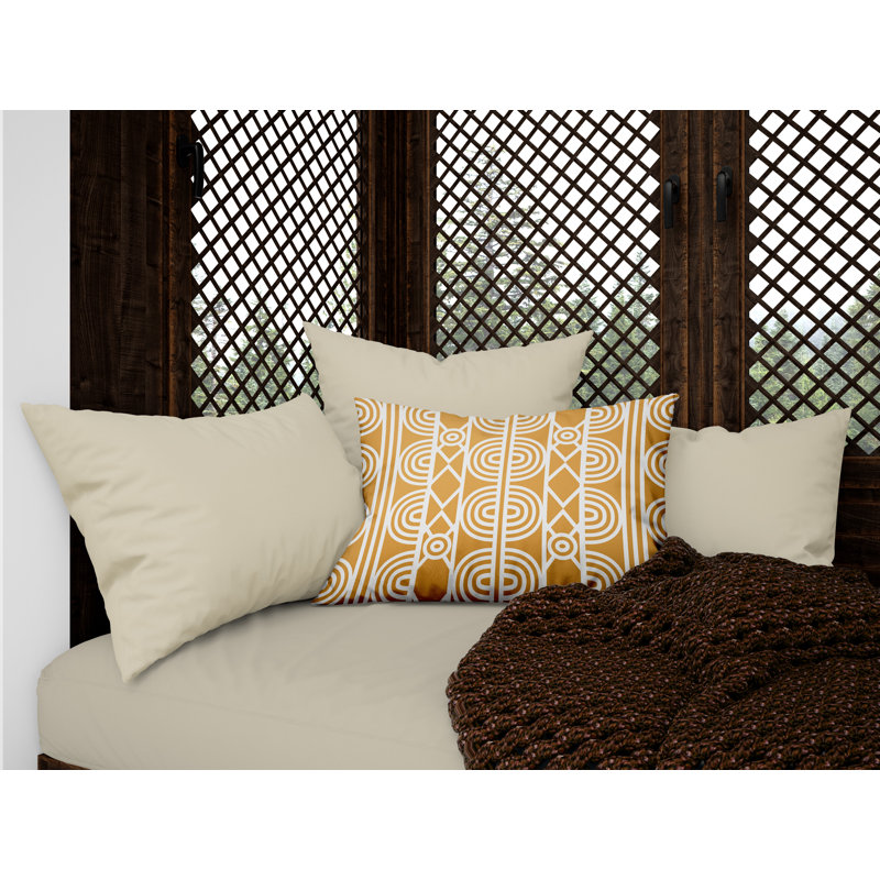 Housse et insert de coussin extérieur Isabis, Jaune