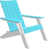 Bleu Aruba / blanc