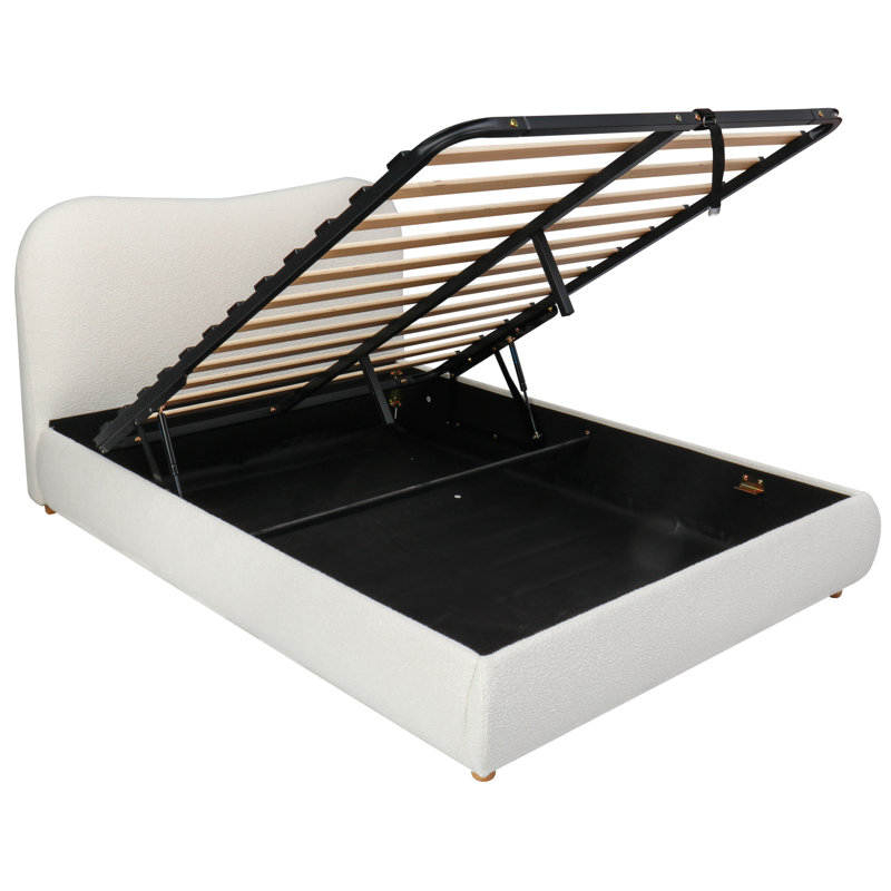 Upholstered Ottoman Storage Bed, Double (4'6)